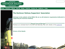 Tablet Screenshot of dartmoor-railway-sa.org